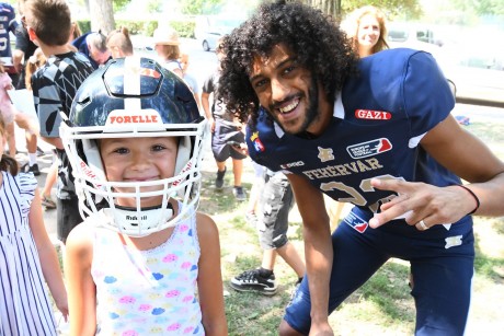 A Bregyó táborban népszerűsítették sportágukat az Enthroners focistái